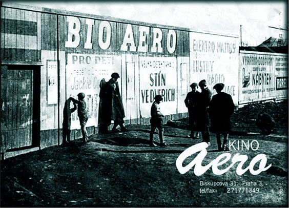 Praha - okol� hotelu - Kino Aero ( Star� fotografie )